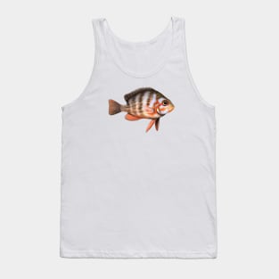 Cute Perch Drawing Tank Top